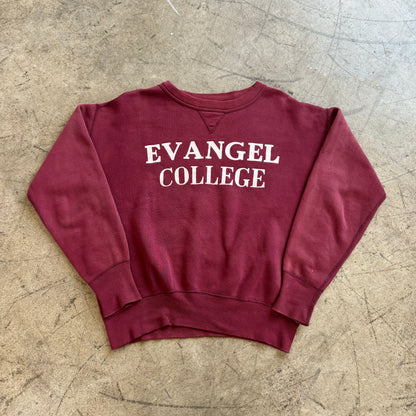 1950S MAROON SINGLE V SWEATSHIRT