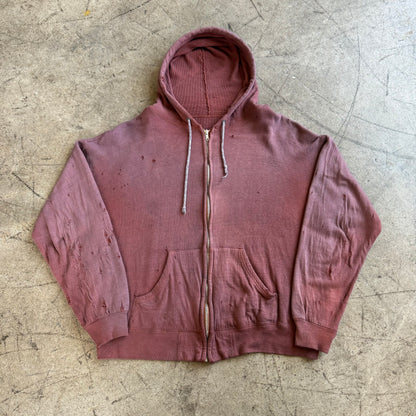 1960S FADED THERMAL ZIP UP