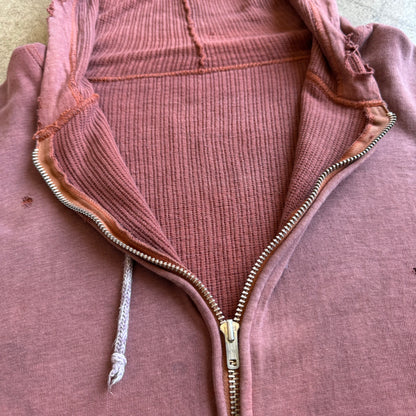 1960S FADED THERMAL ZIP UP