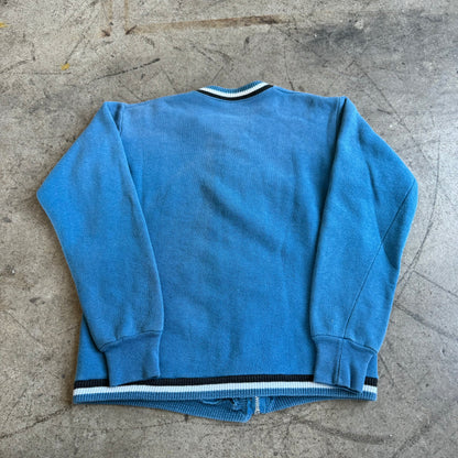 1950S 3 TONE SWEATSHIRT ZIP UP (S)