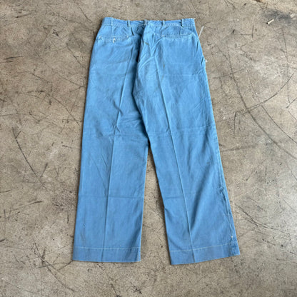 1940S BLUE CHINOS