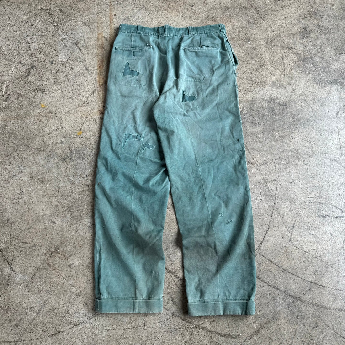 1950S DOUBLE KNEE CHINOS