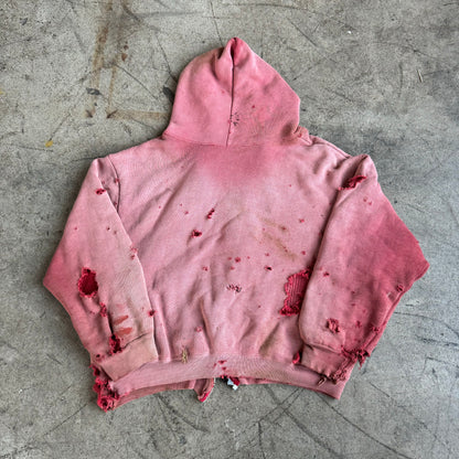 1950S THRASHED THERMAL LINED SWEATSHIRT