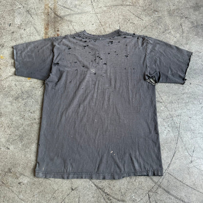 1980S THRASHED BLACK TEE SHIRT