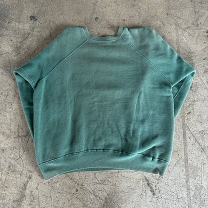 1960S GREEN PRINTED SWEATSHIRT