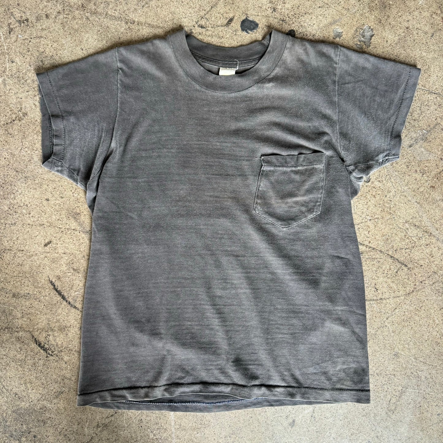 1960S BLACK POCKET TEE