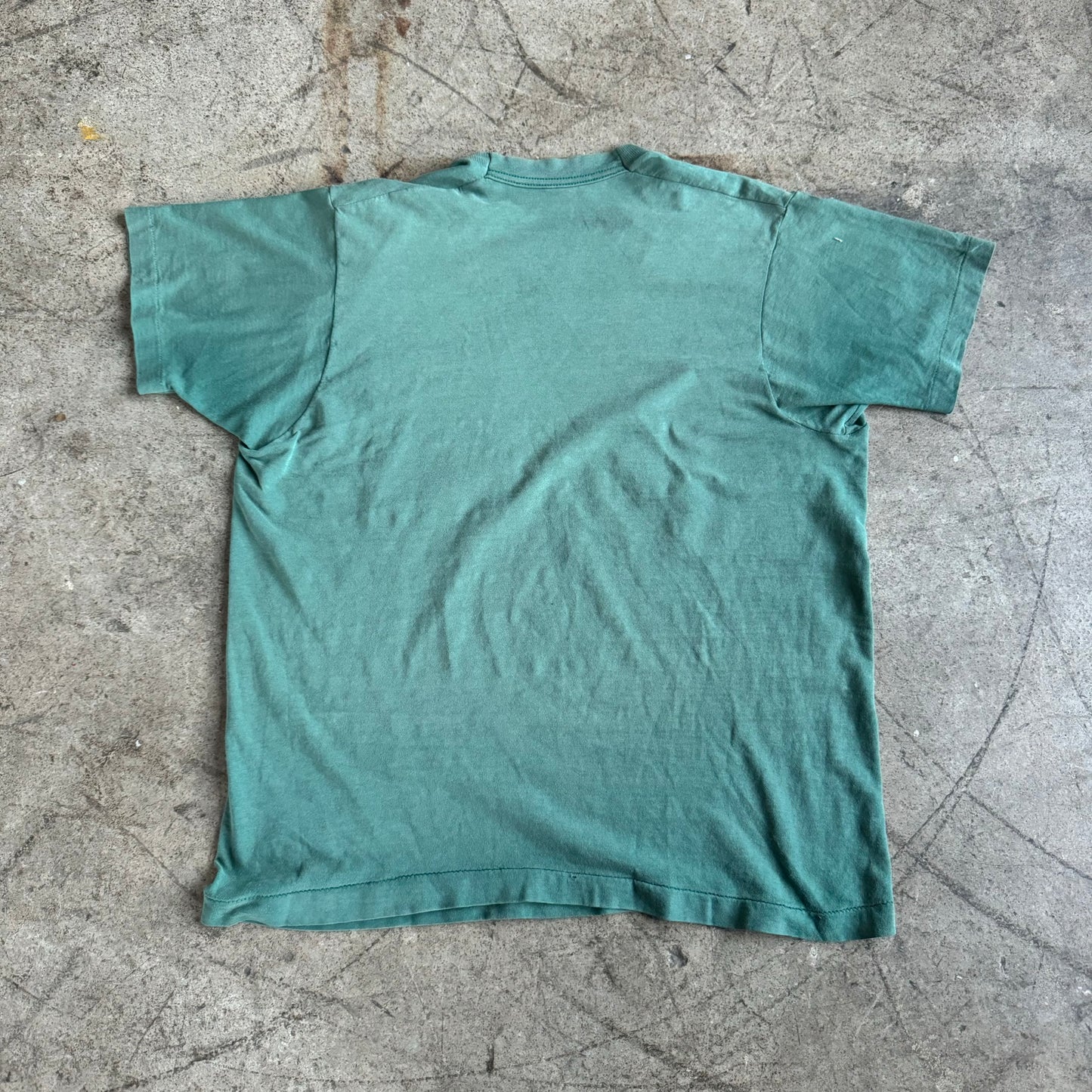 1960S GREEN POCKET TEE (M)