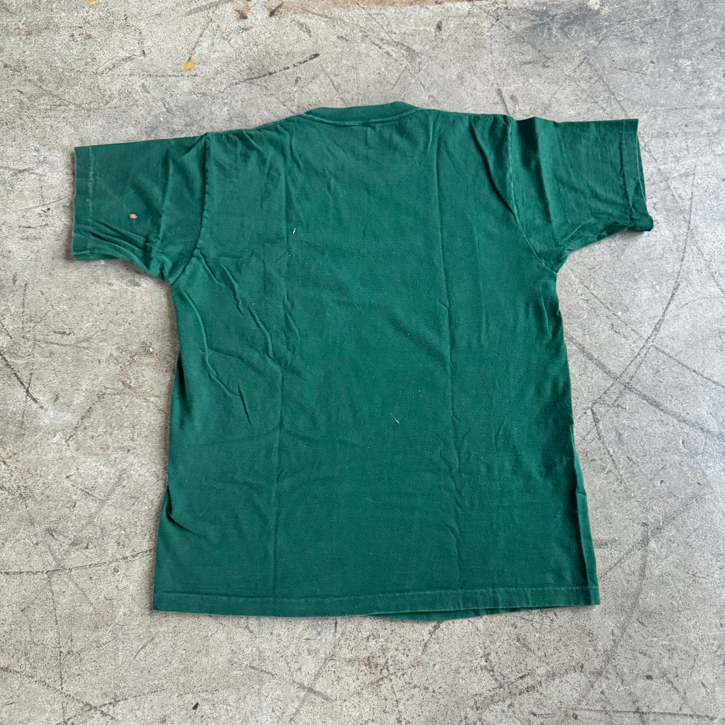 1970S GREEN POCKET TEE (L)