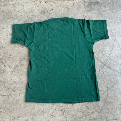 1970S GREEN POCKET TEE (L)