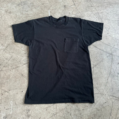 1970S BLACK POCKET TEE