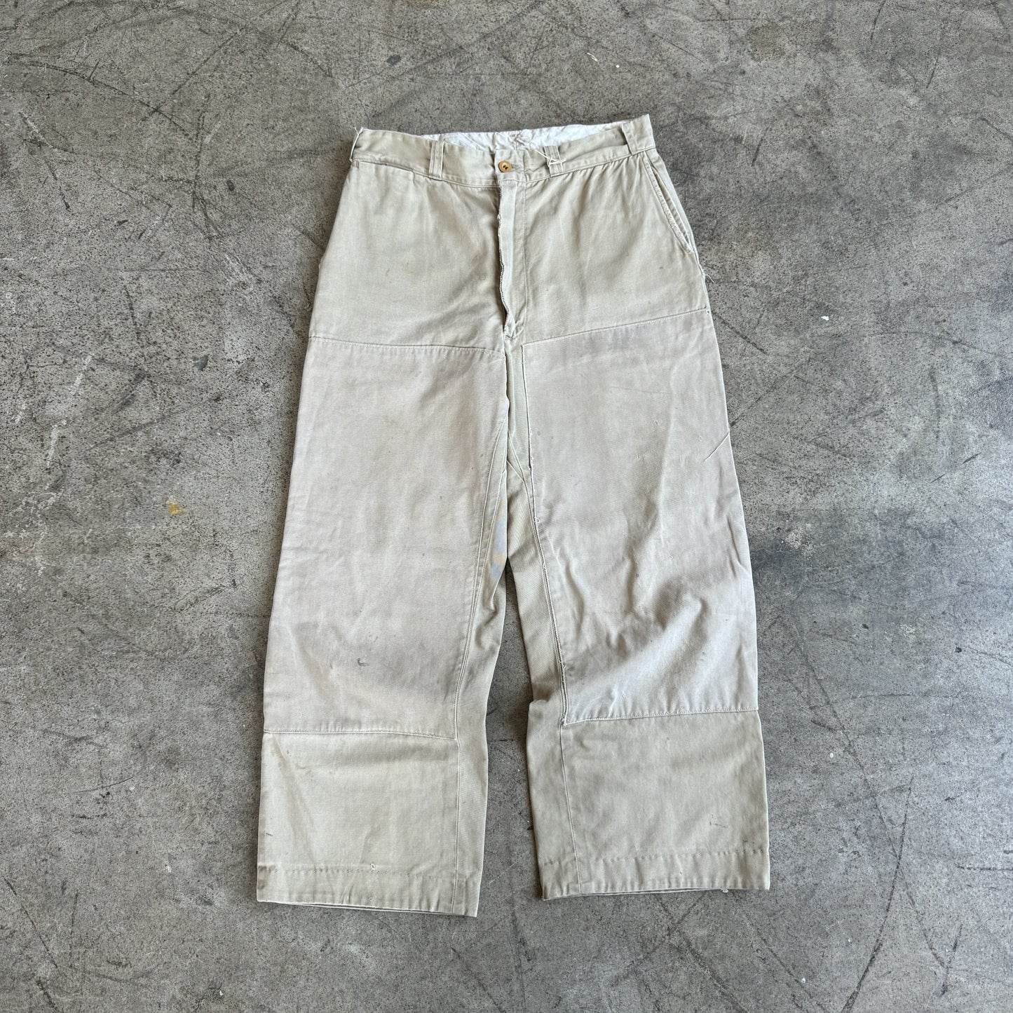 1950S DOUBLE KNEE CHINOS