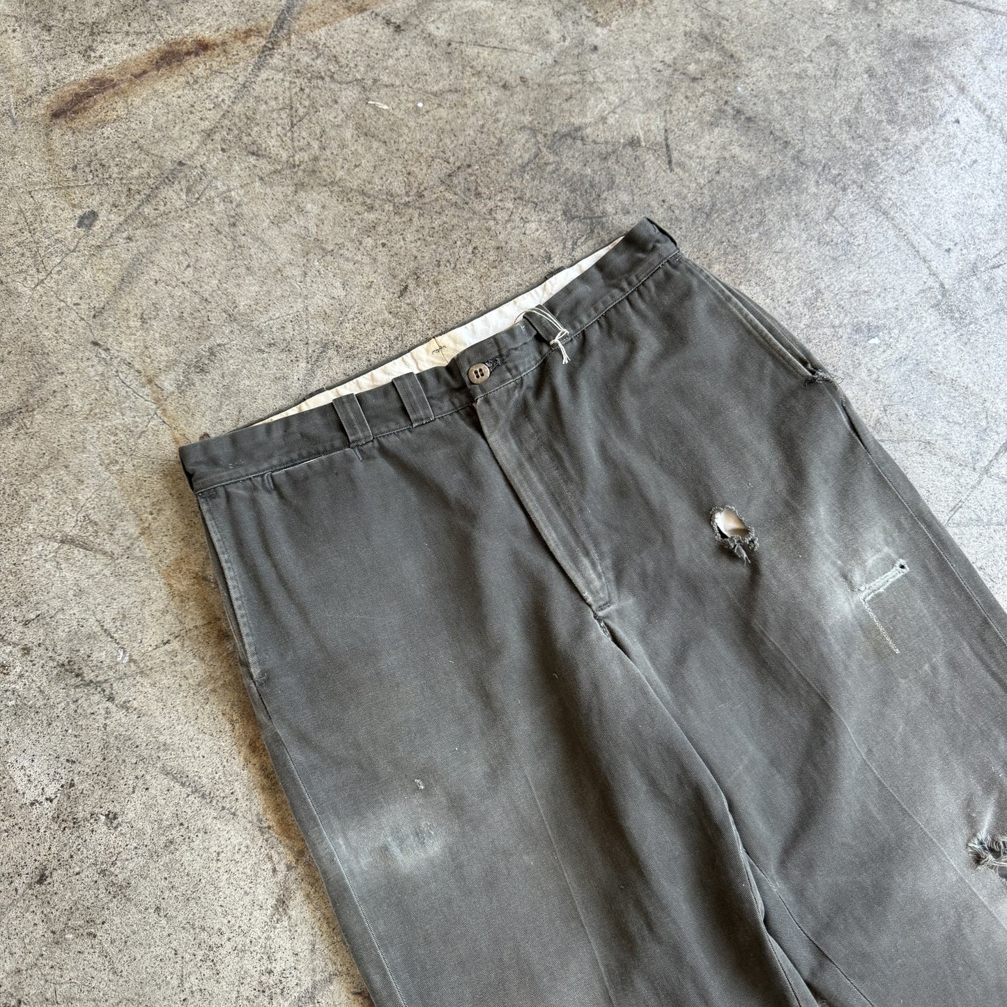 1950S BLACK CHINOS