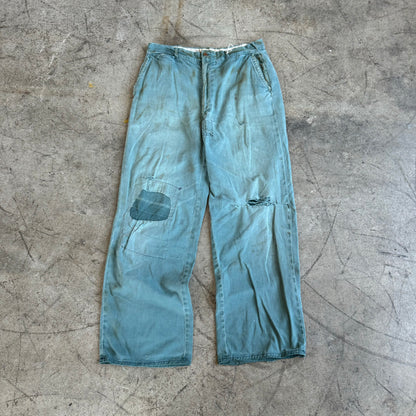 1950S GREEN CHINOS