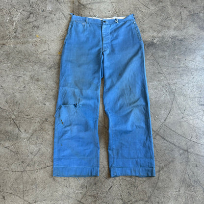 1940S BLUE CHINOS