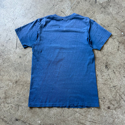 1960S BLUE POCKET TEE