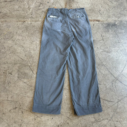 1940S SLATE GREY CHINOS