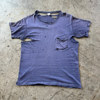 1950's BVD FADED AND THRASED POCKET TEE