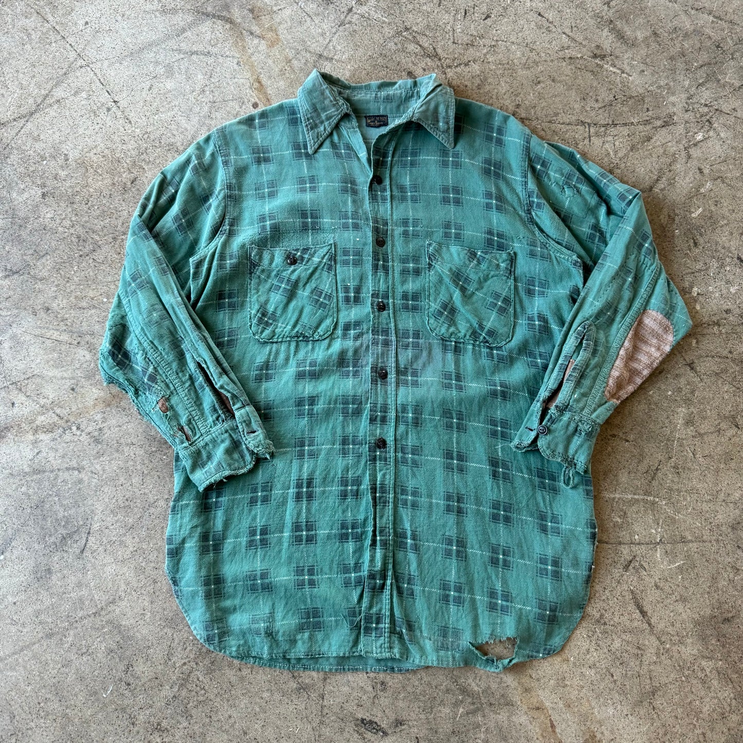 1940'S BIG JESS COTTON FLANNEL (M)