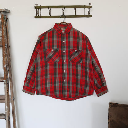 1950S WINTER KING WOVEN FLANNEL