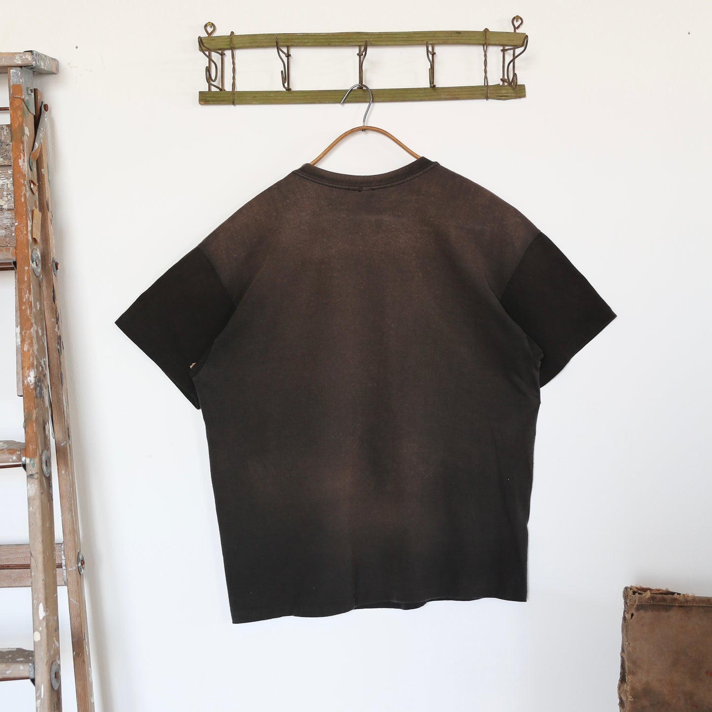 1970S BLACK FADED BLANK TEE