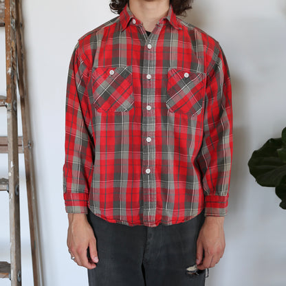 1950S WINTER KING WOVEN FLANNEL