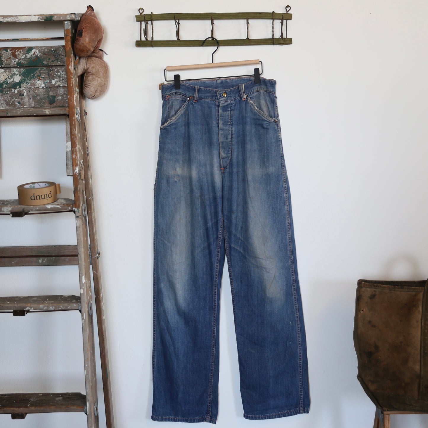 40'S DONUT BUTTON CARPENTER JEANS