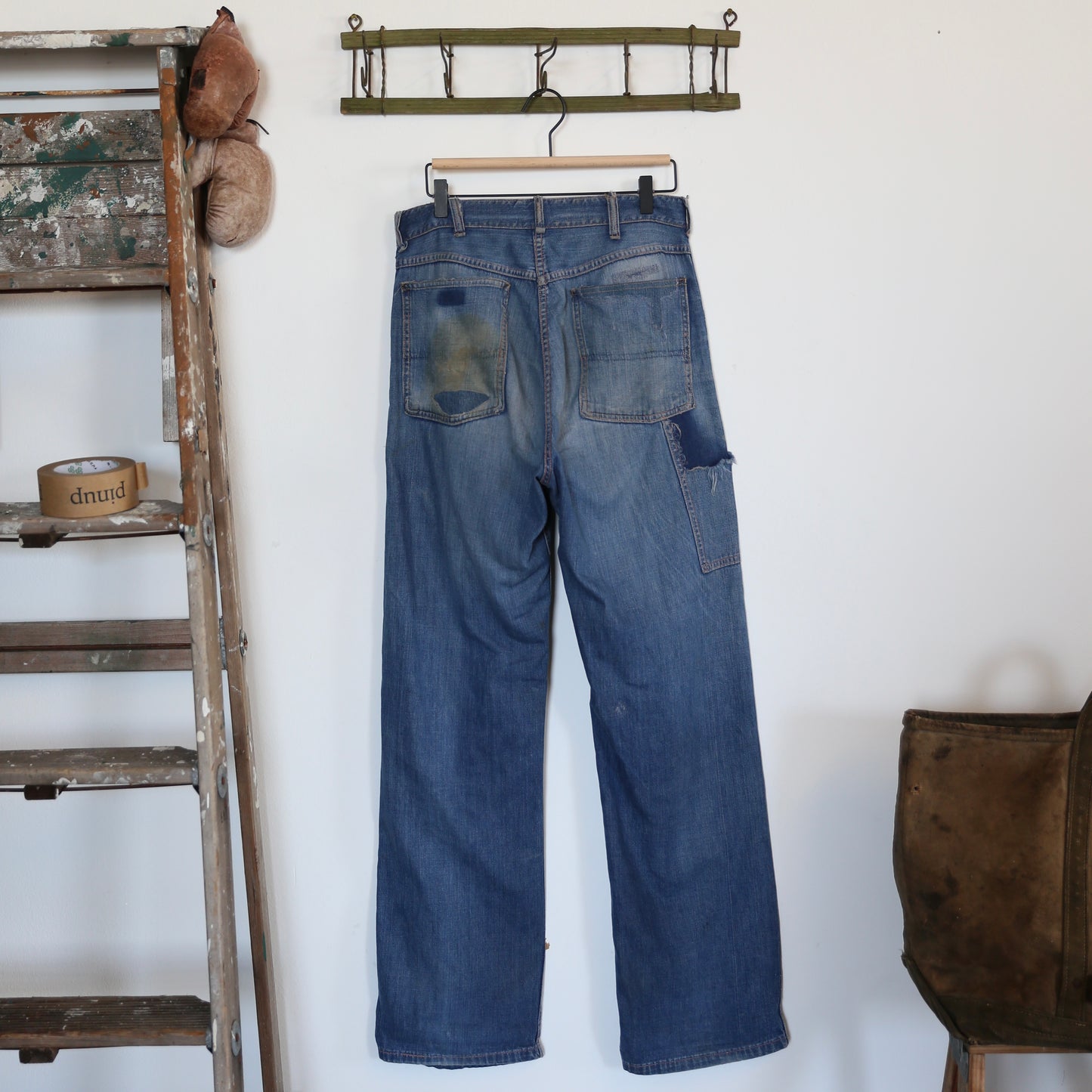 40'S DONUT BUTTON CARPENTER JEANS