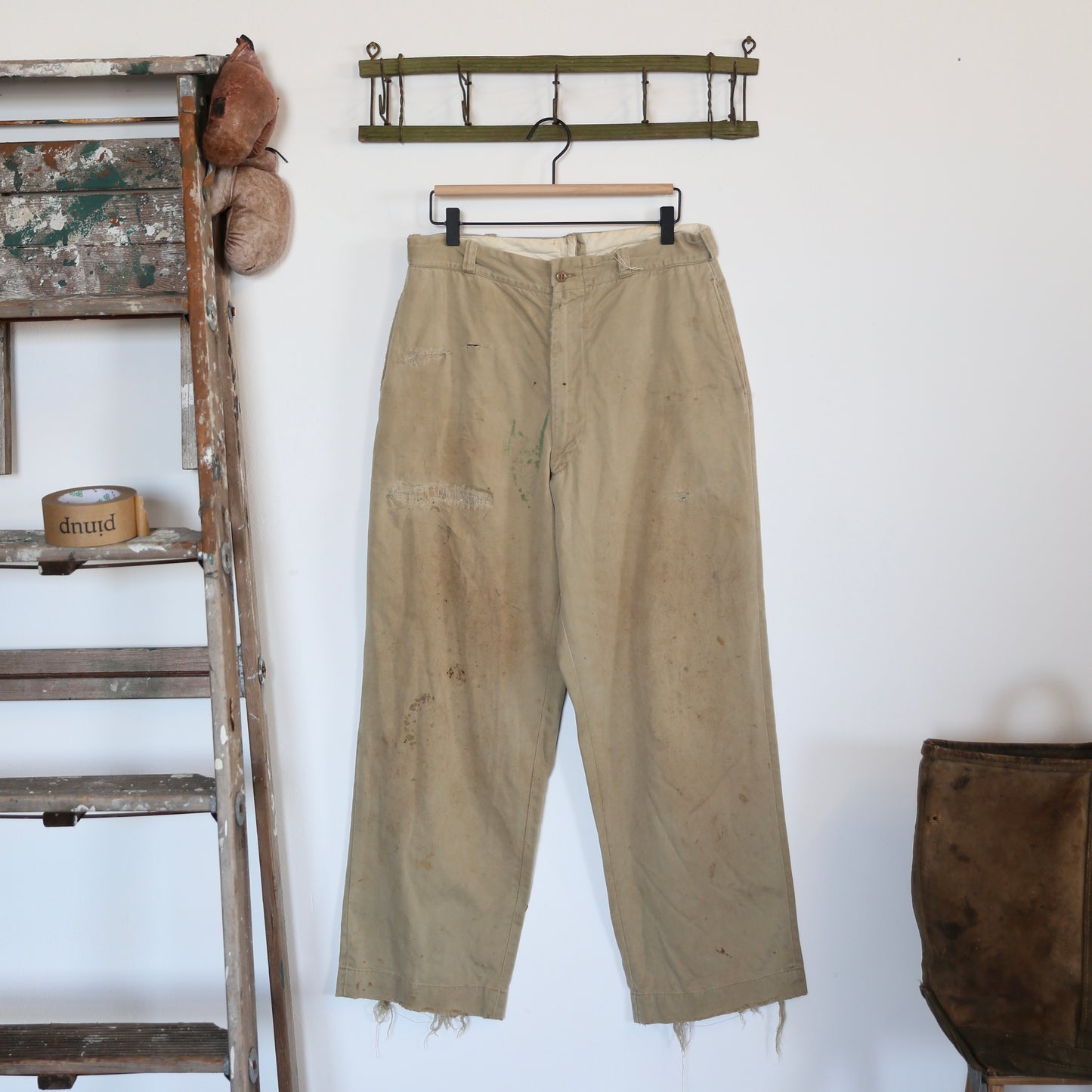 1950'S REPAIRED CHINOS