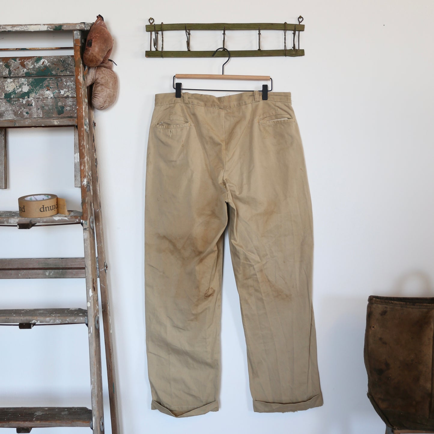 1940'S WW2 MILITARY CHINOS (36)