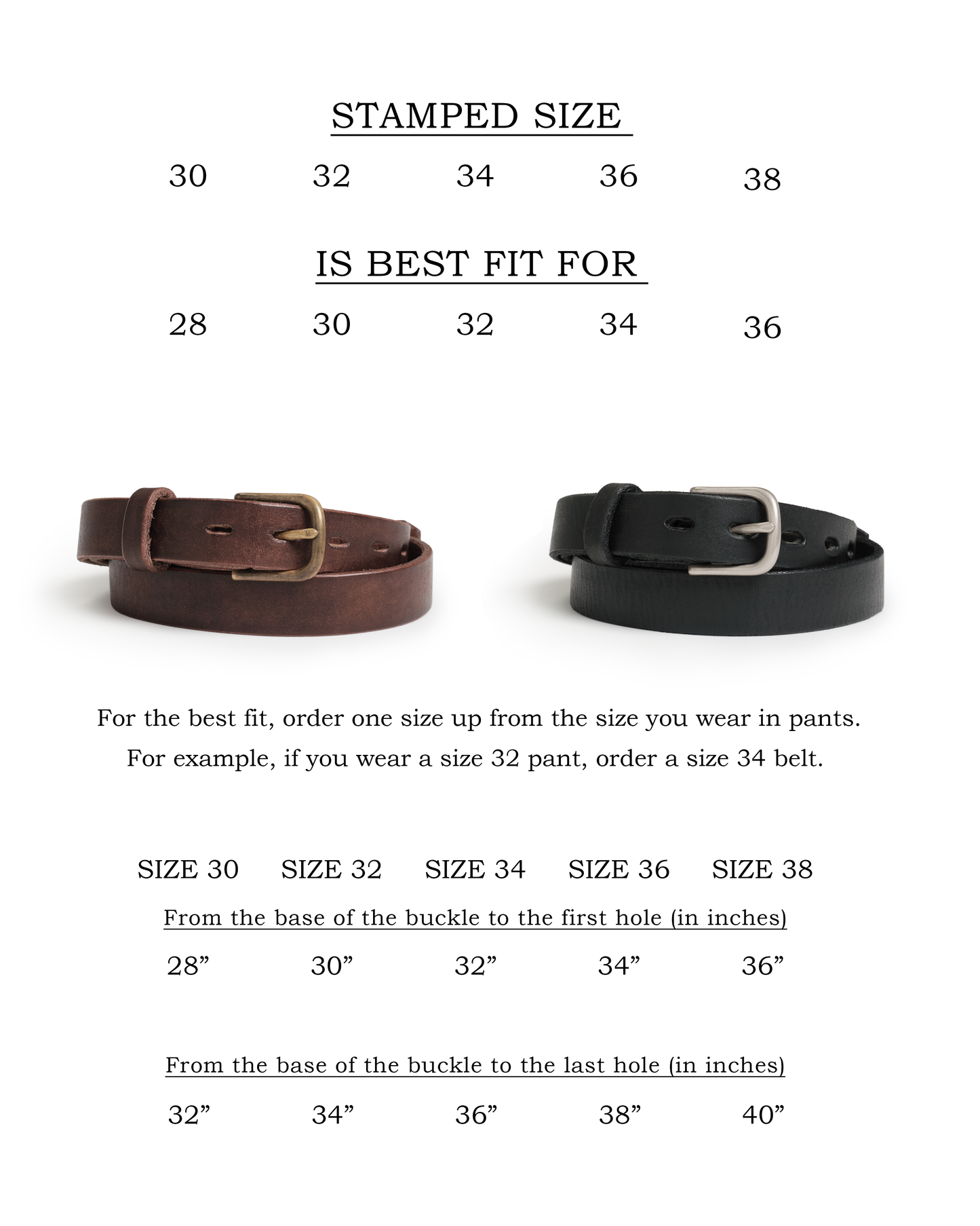 LONG BELT - BROWN