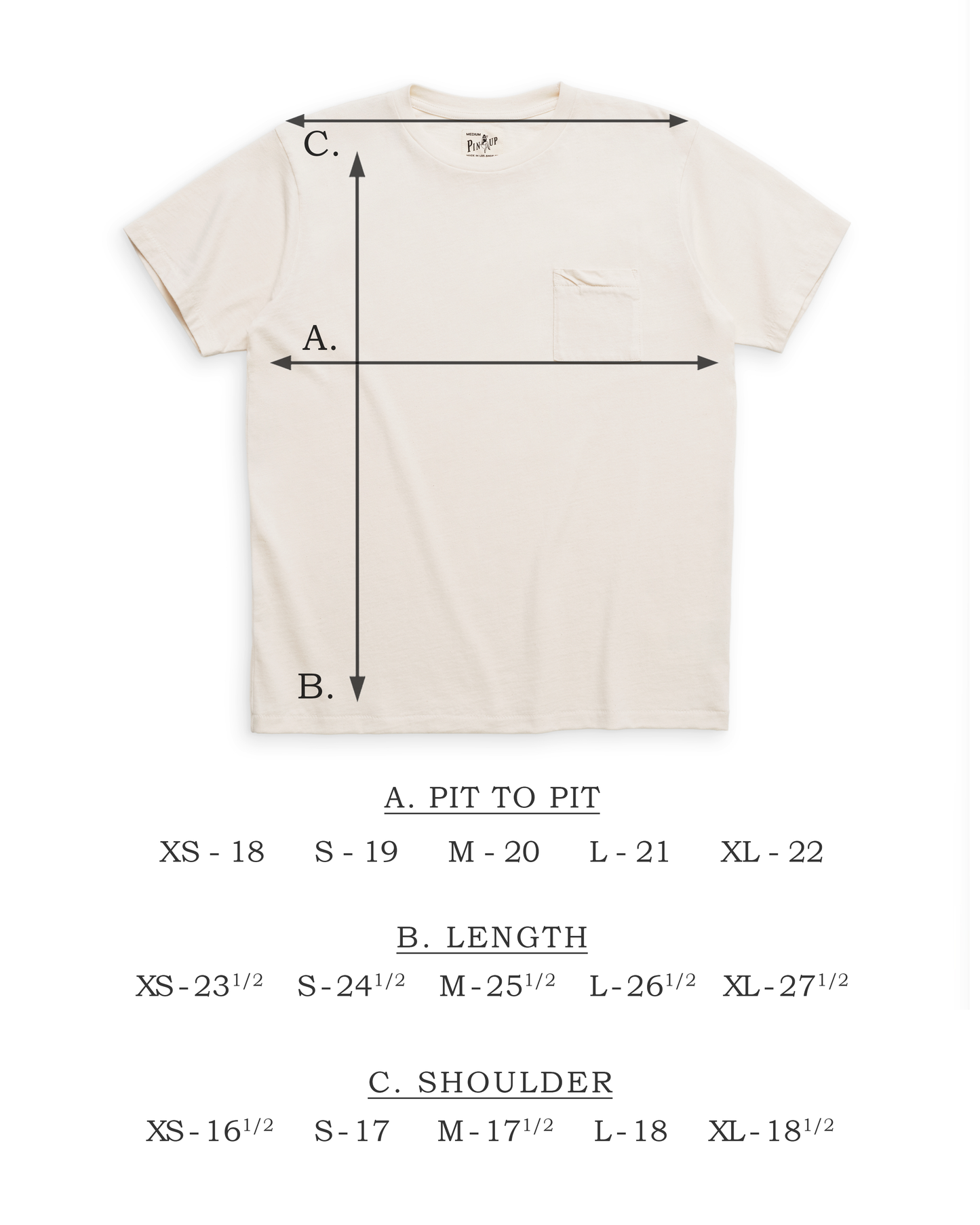 POCKET TEE - NATURAL